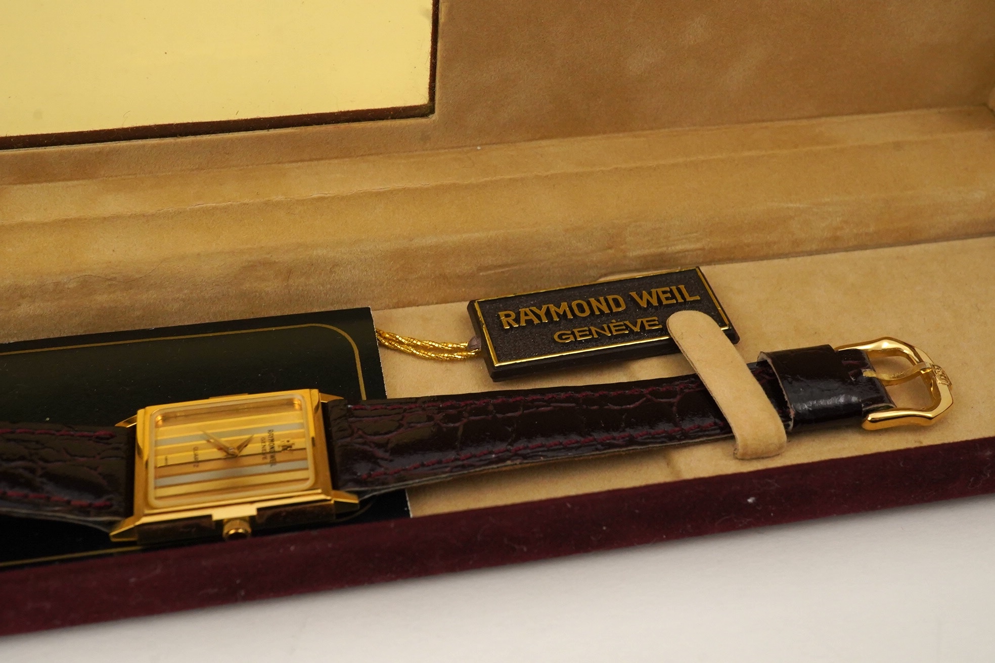 A lady's Raymond Veil watch in box